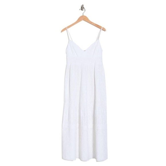 Nicholas Susan Ivory Floral Eyelet Midi Dress - Picture 1 of 5